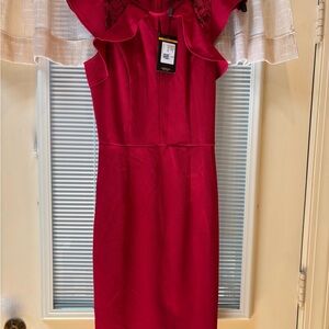 Elegant Red Women's Dress
